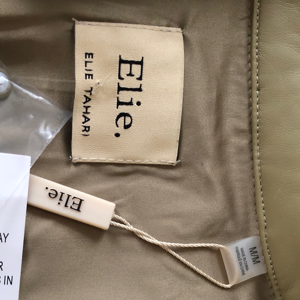 Elie Tahari Olive Green Blouse - Picture 4 of 4